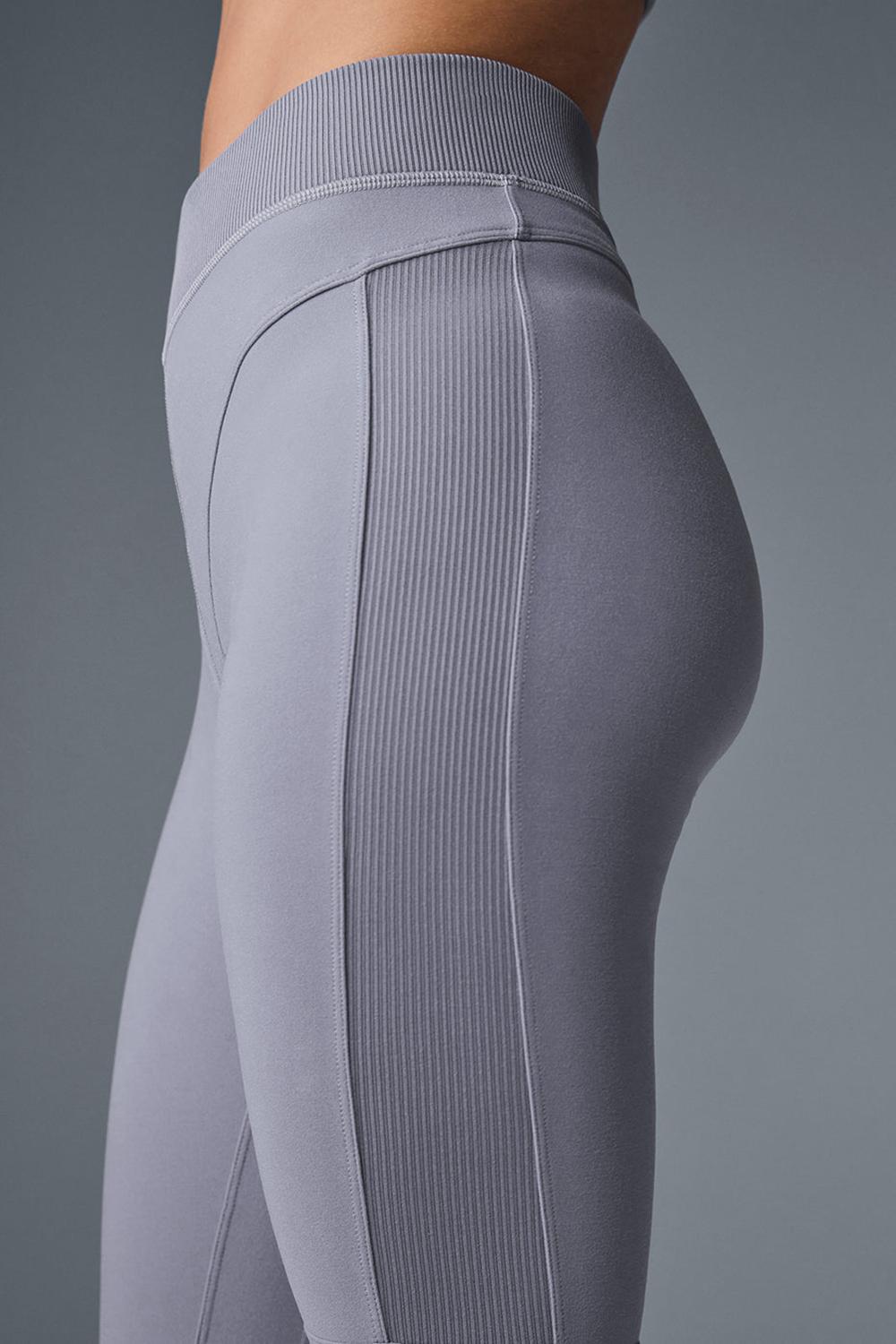 Κολαν γυναικεια Alo Yoga Alosoft High-Waist Head Start Fog | Greece  FEGOI-0824