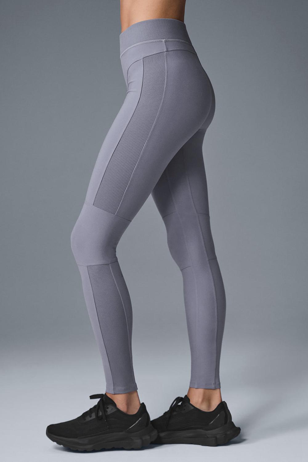 Κολαν γυναικεια Alo Yoga Alosoft High-Waist Head Start Fog | Greece  FEGOI-0824