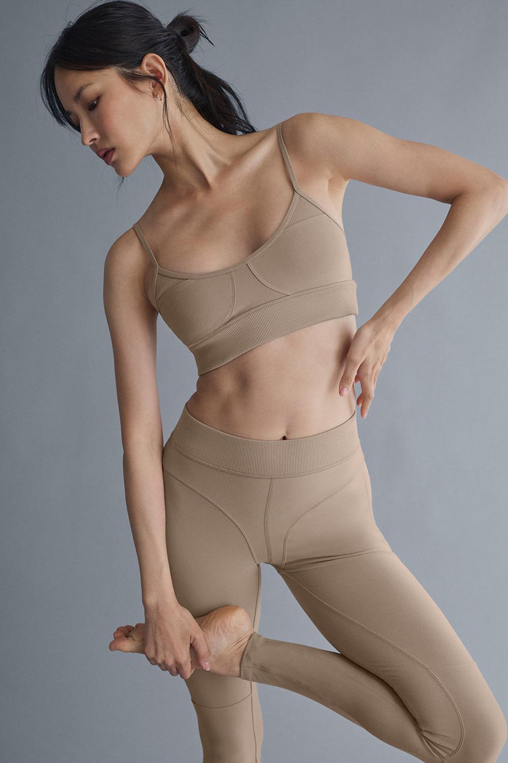 Κολαν γυναικεια Alo Yoga Alosoft High-Waist Head Start Gravel | Greece  ZQUIO-2508