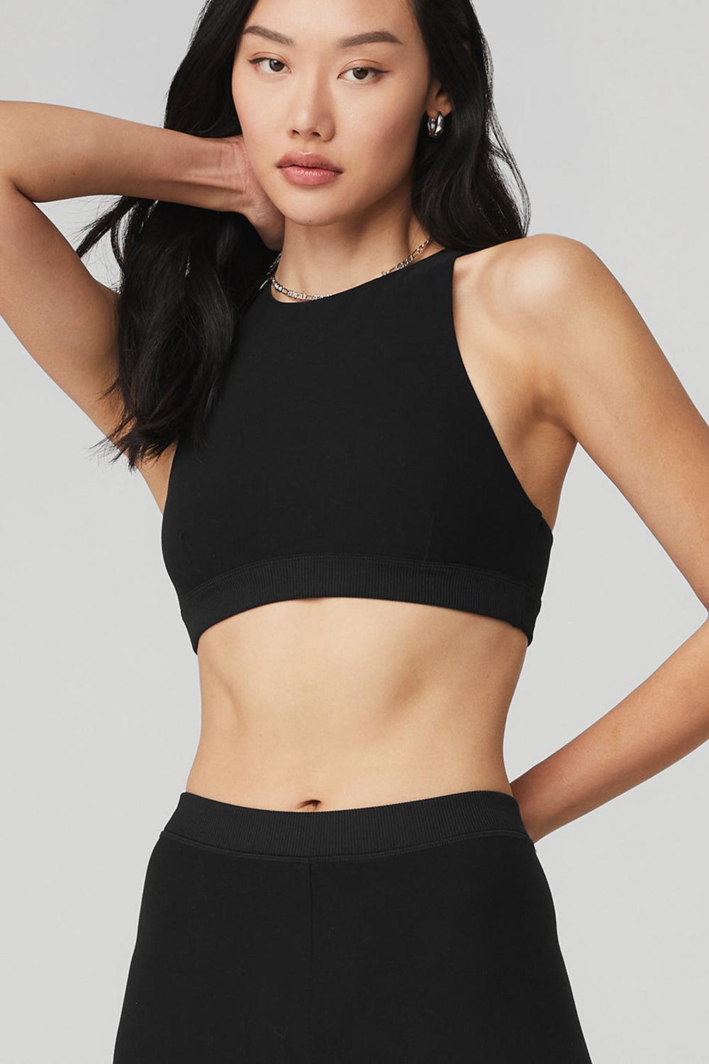 Κολαν γυναικεια Alo Yoga Alosoft High-Waist Iconic 90'sri μαυρα | Greece  MQSPB-3906