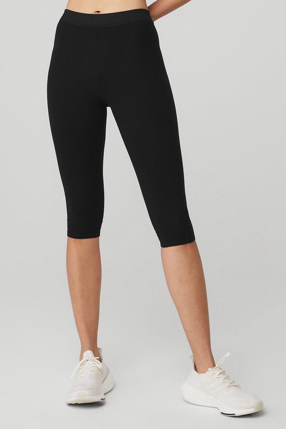 Κολαν γυναικεια Alo Yoga Alosoft High-Waist Iconic 90\'sri μαυρα | Greece  MQSPB-3906