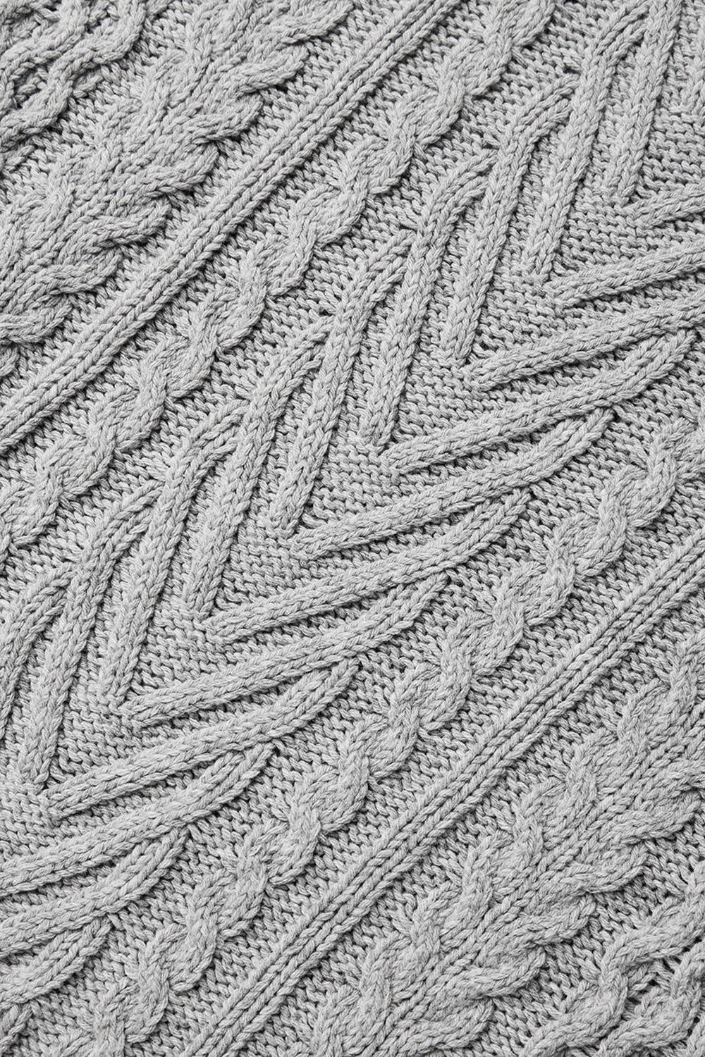 Πουλόβερ γυναικεια Alo Yoga Cable Knit Crew Neck γκρι | Greece  ZRFNV-9246
