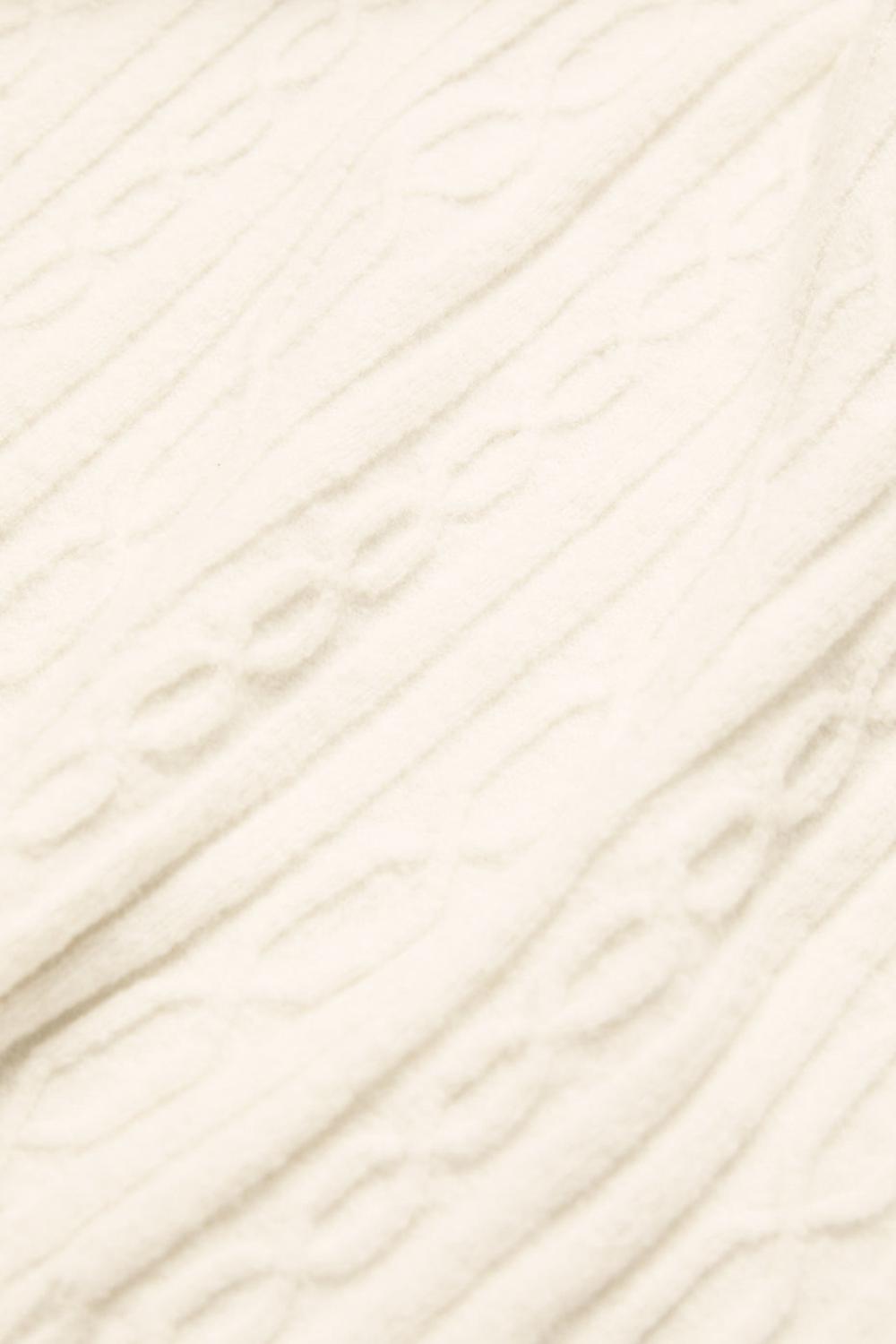 φουστεσ γυναικεια Alo Yoga Cable Knit Winter Bliss Mini Ivory | Greece  QICVK-1042