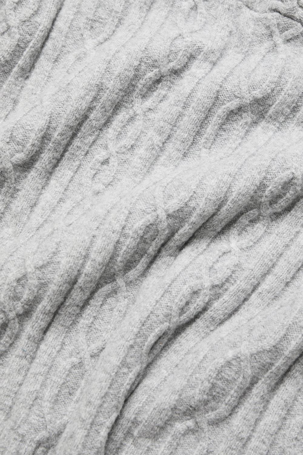 Παντελονι γυναικεια Alo Yoga Cable Knit Winter Bliss γκρι | Greece  TNMCE-2690