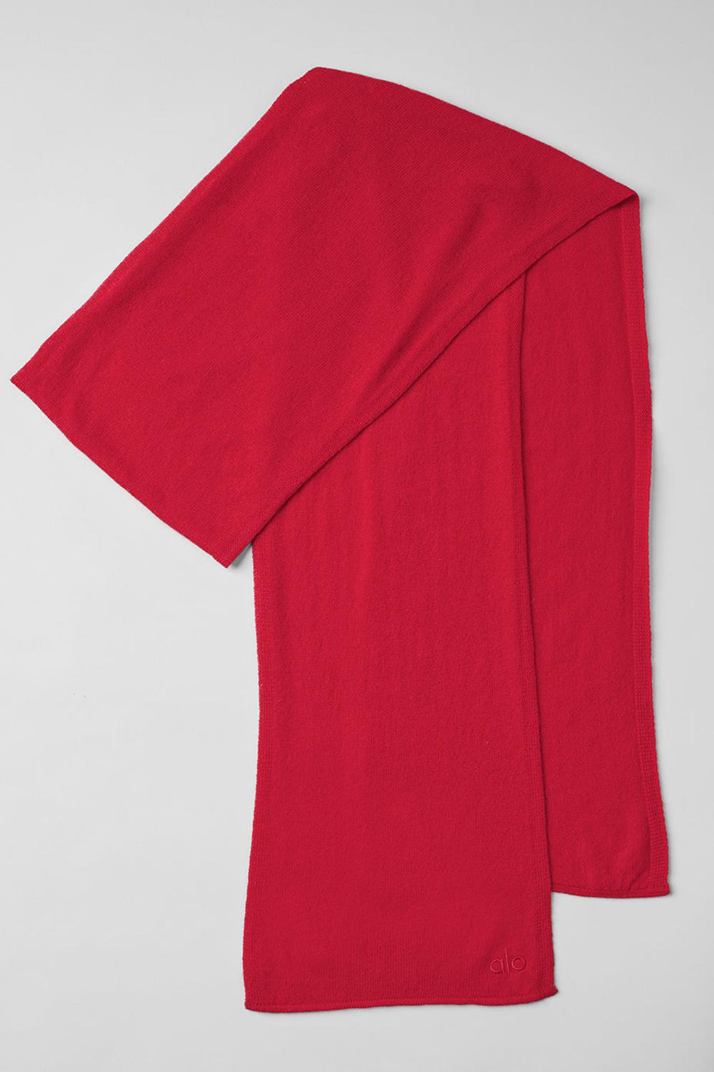 Κασκολ ανδρικα Alo Yoga Cashmere Light Frosted κοκκινα | Greece  ZTRJO-5740