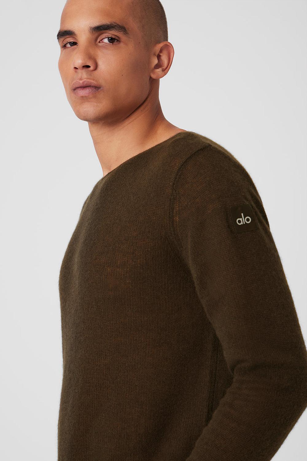 Μακρυμανικο ανδρικα Alo Yoga Cashmere Reform Espresso | Greece  BMERP-3892