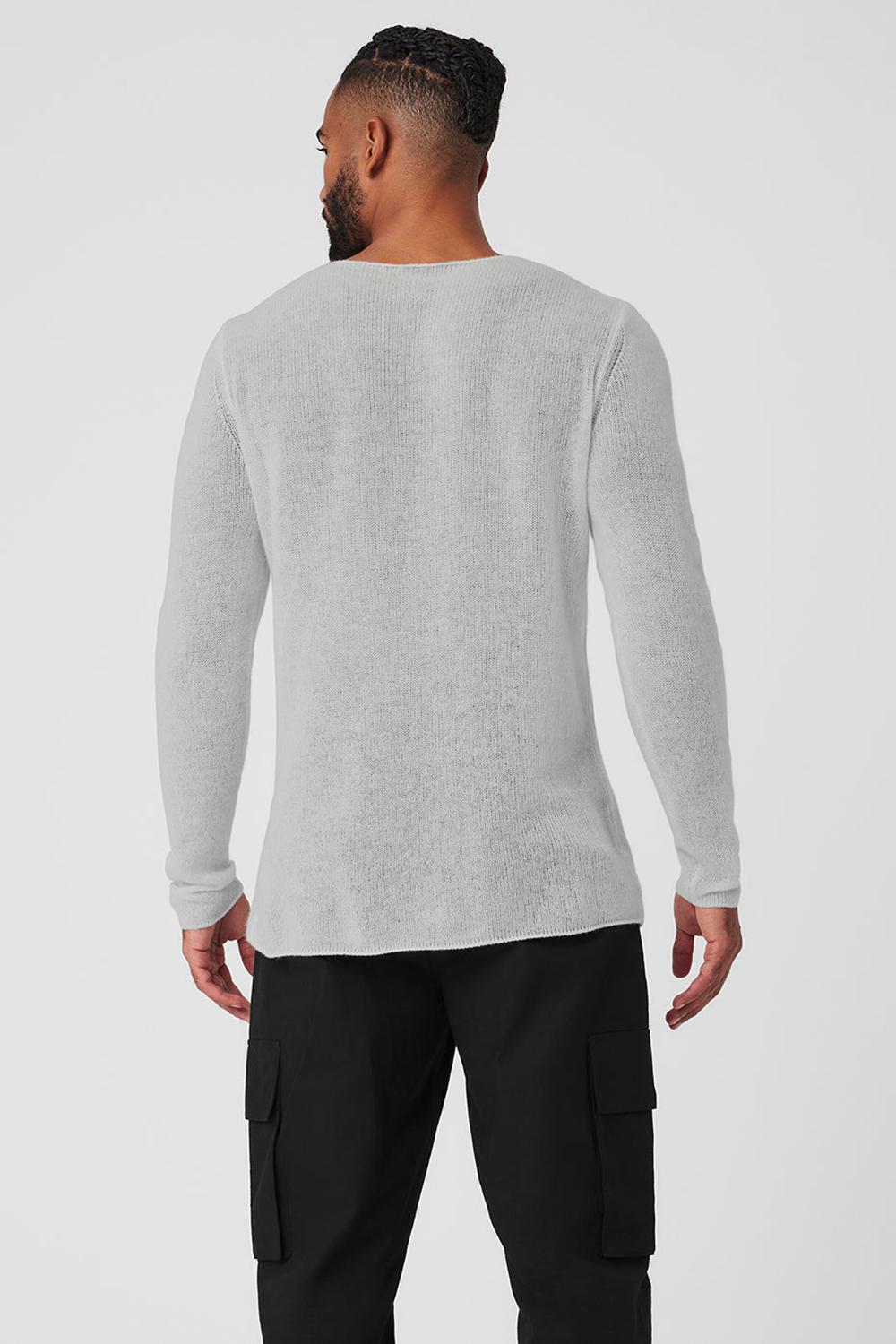 Μακρυμανικο ανδρικα Alo Yoga Cashmere Reform γκρι | Greece  AVEWT-6271
