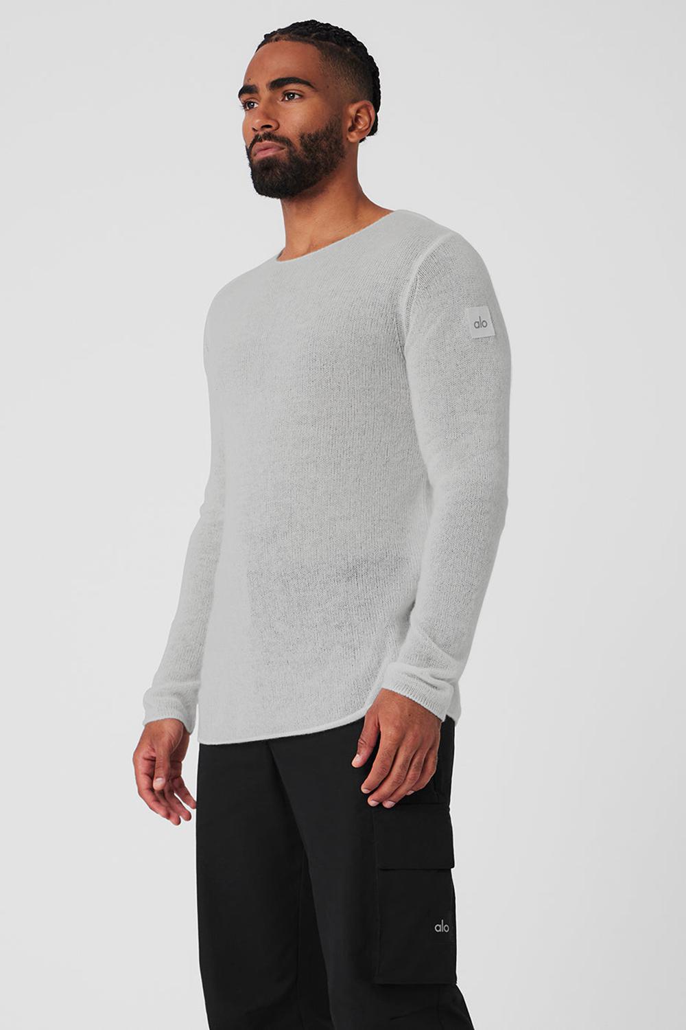 Μακρυμανικο ανδρικα Alo Yoga Cashmere Reform γκρι | Greece  AVEWT-6271