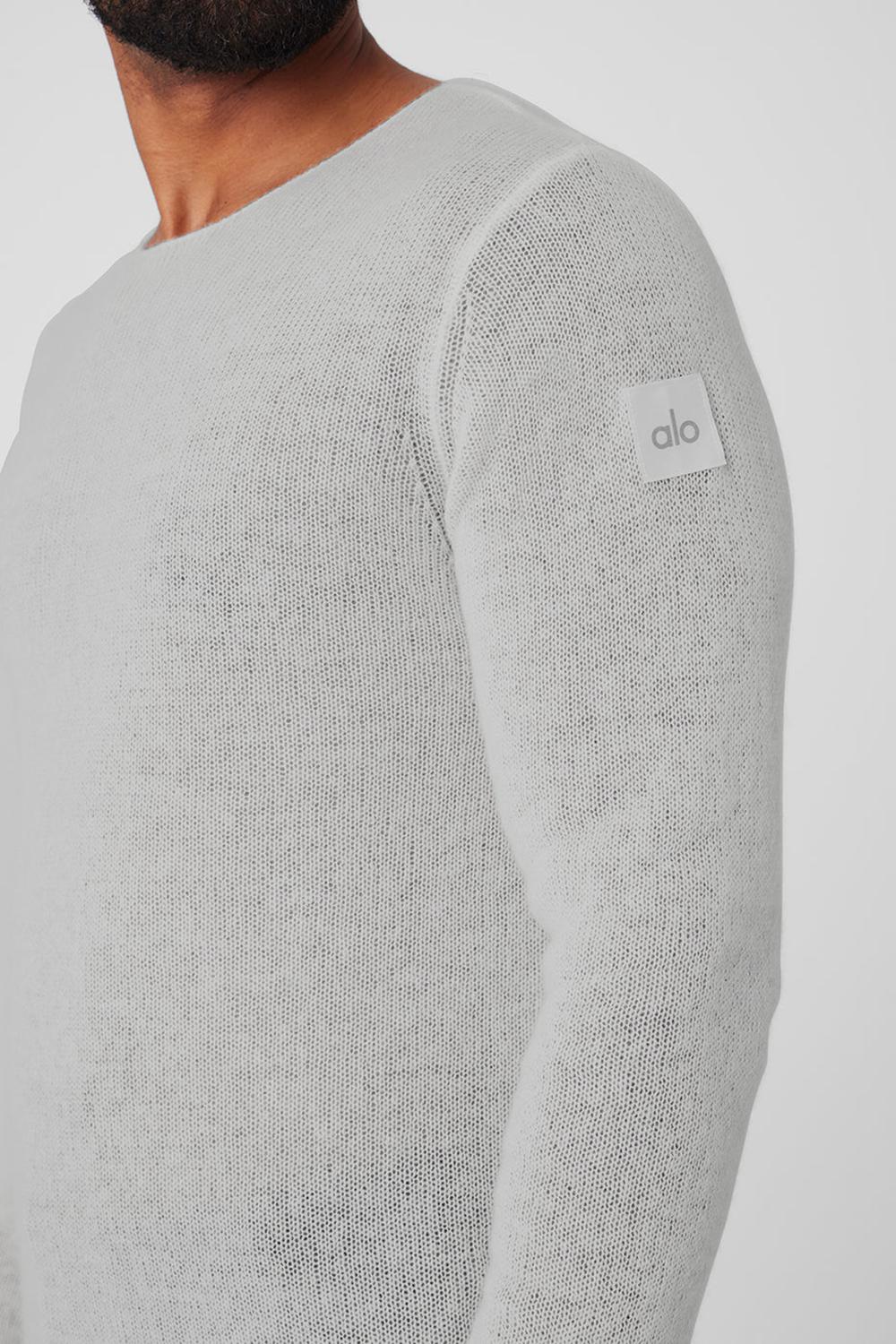 Μακρυμανικο ανδρικα Alo Yoga Cashmere Reform γκρι | Greece  AVEWT-6271