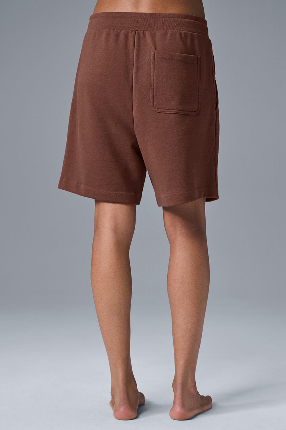 Σορτσ γυναικεια Alo Yoga Chill Chestnut | Greece  TNFBW-2340
