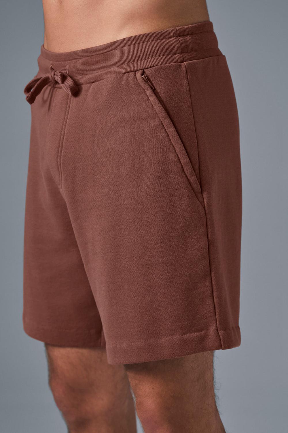 Σορτσ ανδρικα Alo Yoga Chill Chestnut | Greece  XIOTW-8253