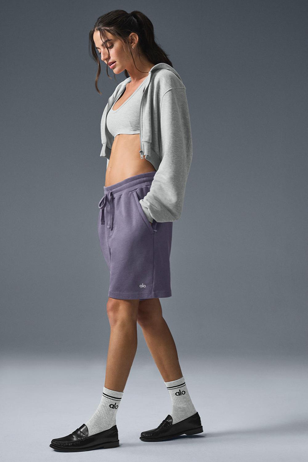 Σορτσ γυναικεια Alo Yoga Chill Italian Plum | Greece  SVONC-3746
