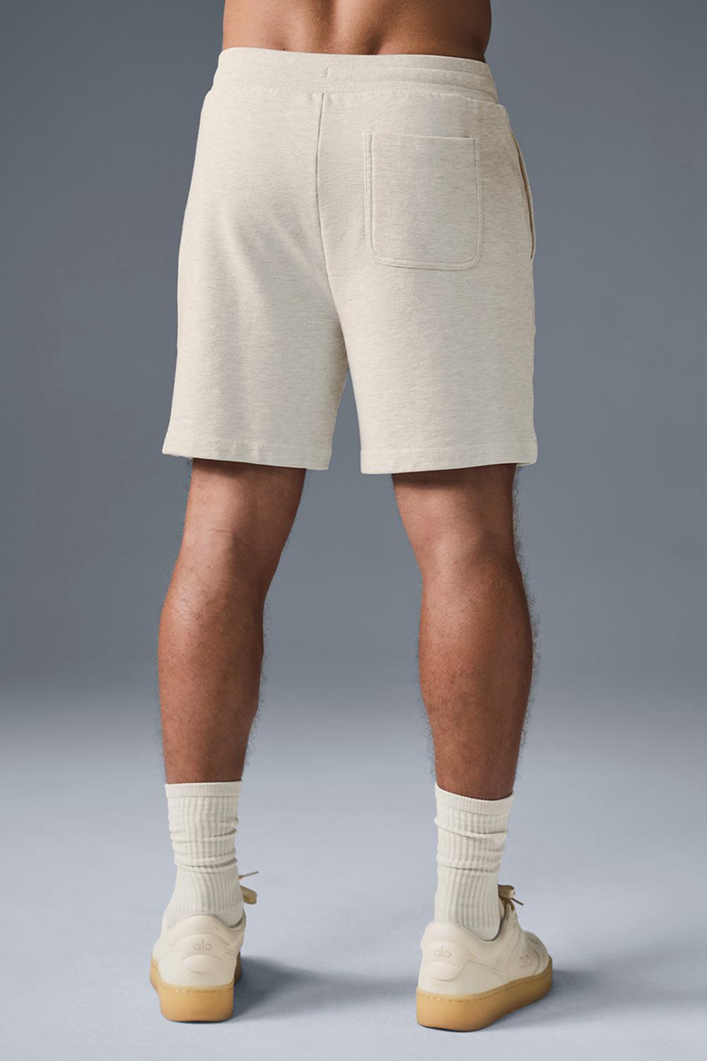 Σορτσ ανδρικα Alo Yoga Chill Oatmeal Heather | Greece  CONAZ-4290