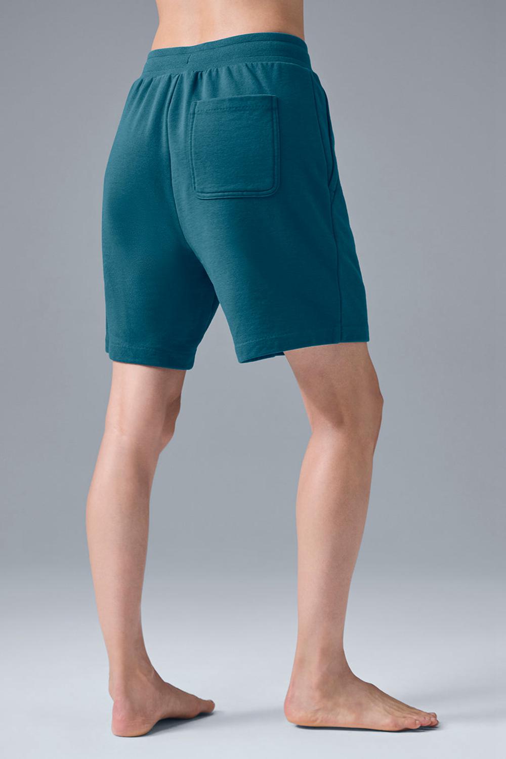 Σορτσ γυναικεια Alo Yoga Chill Oceanic Teal | Greece  EAYGU-7935