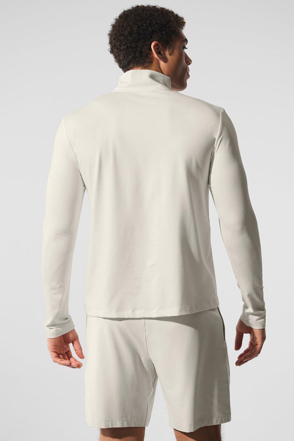 Μακρυμανικο ανδρικα Alo Yoga Conquer 1/4 Zip Reform Bone | Greece  IUSNJ-3275
