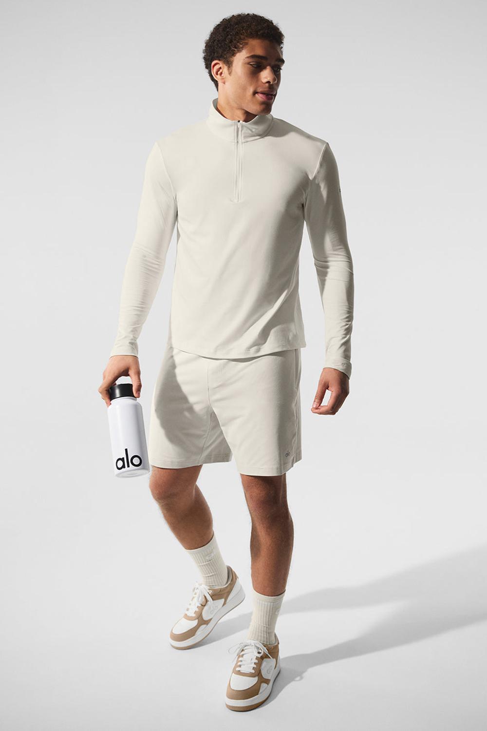 Μακρυμανικο ανδρικα Alo Yoga Conquer 1/4 Zip Reform Bone | Greece  IUSNJ-3275