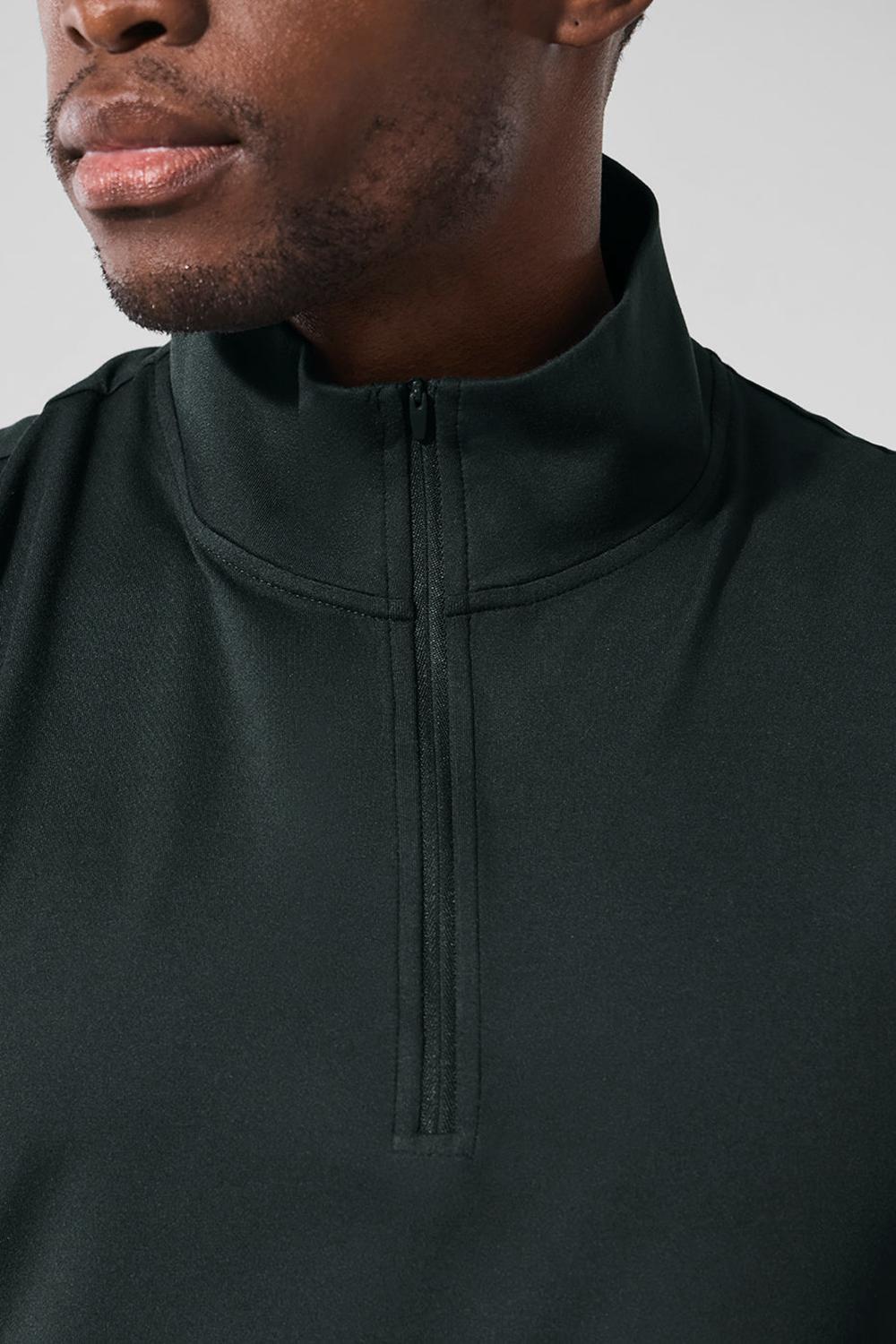 Μακρυμανικο ανδρικα Alo Yoga Conquer 1/4 Zip Reform πρασινο | Greece  UFTQY-4693