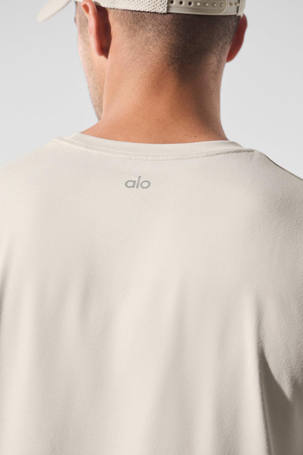 Μακρυμανικο ανδρικα Alo Yoga Conquer Reform Crewneck Bone | Greece  MRUDO-9523
