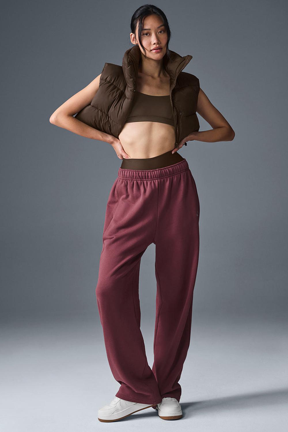 Γιλεκο γυναικεια Alo Yoga Cropped Gold Rush Puffer Espresso | Greece  JQDTB-2894