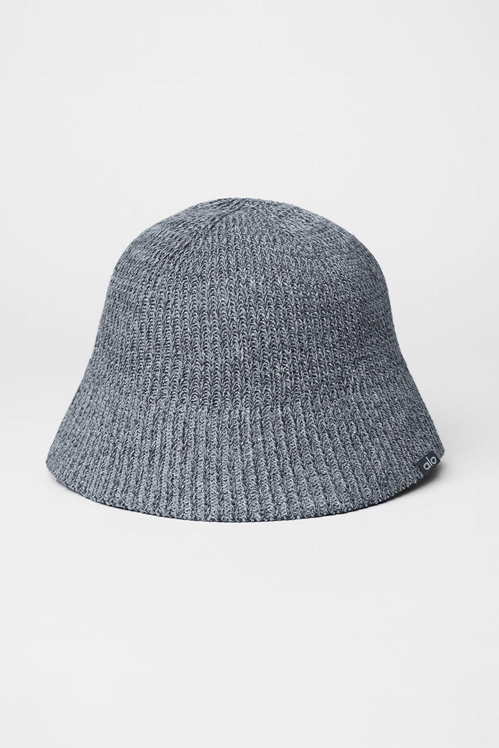 καπελα γυναικεια Alo Yoga Denim Knit Cloche γκρι | Greece  KHEJM-9620