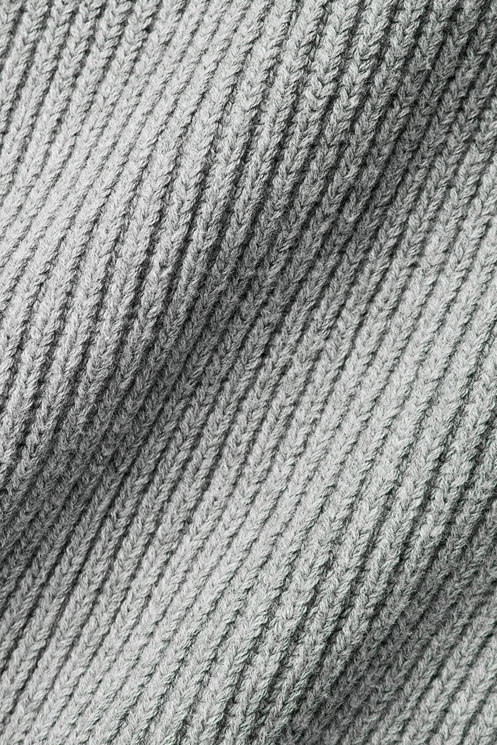 Πουλόβερ ανδρικα Alo Yoga Domain Rib Knit Crew γκρι | Greece  VCLGQ-7814