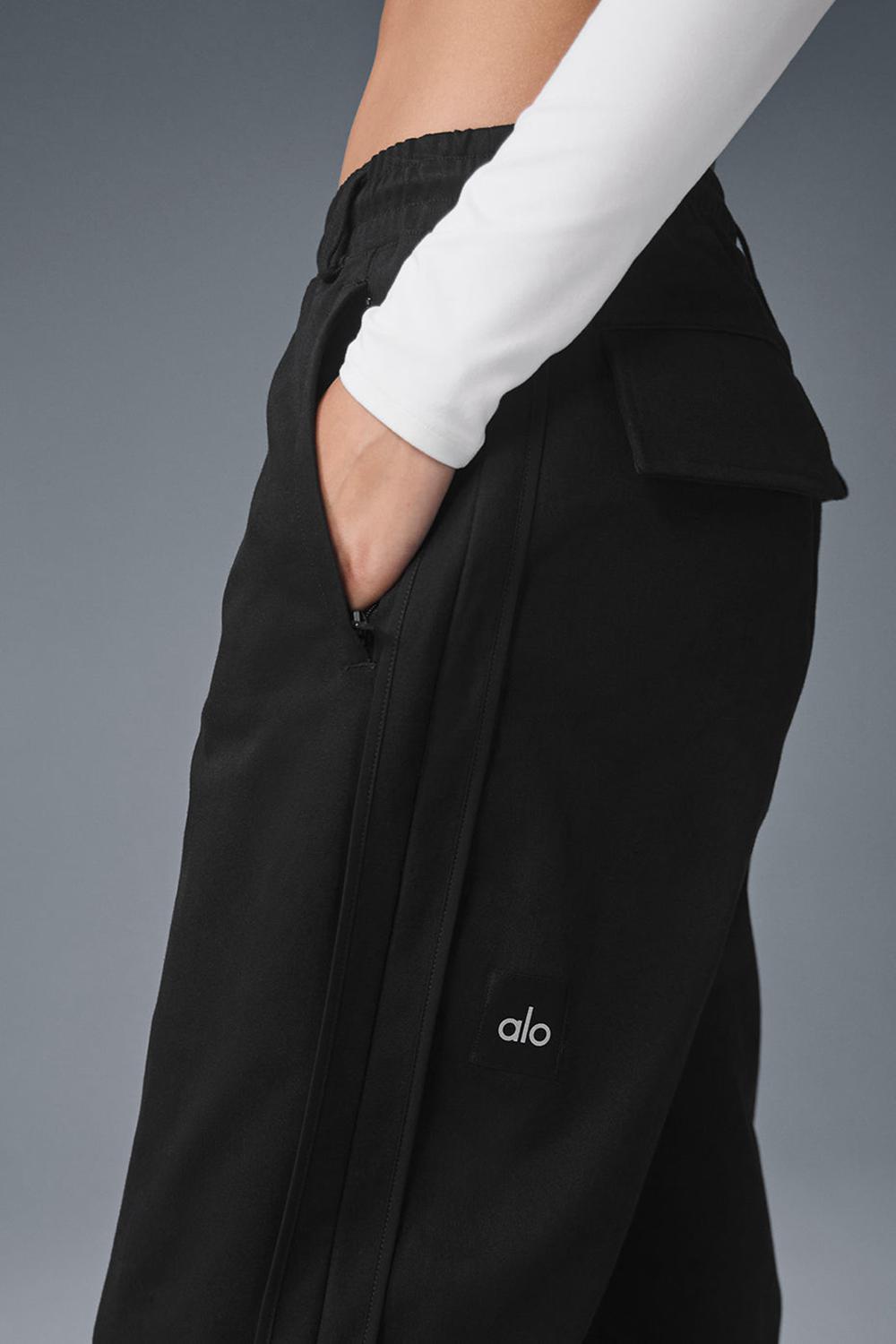 Παντελονι γυναικεια Alo Yoga Edition Sueded Straight Leg μαυρα | Greece  WTMJS-7249