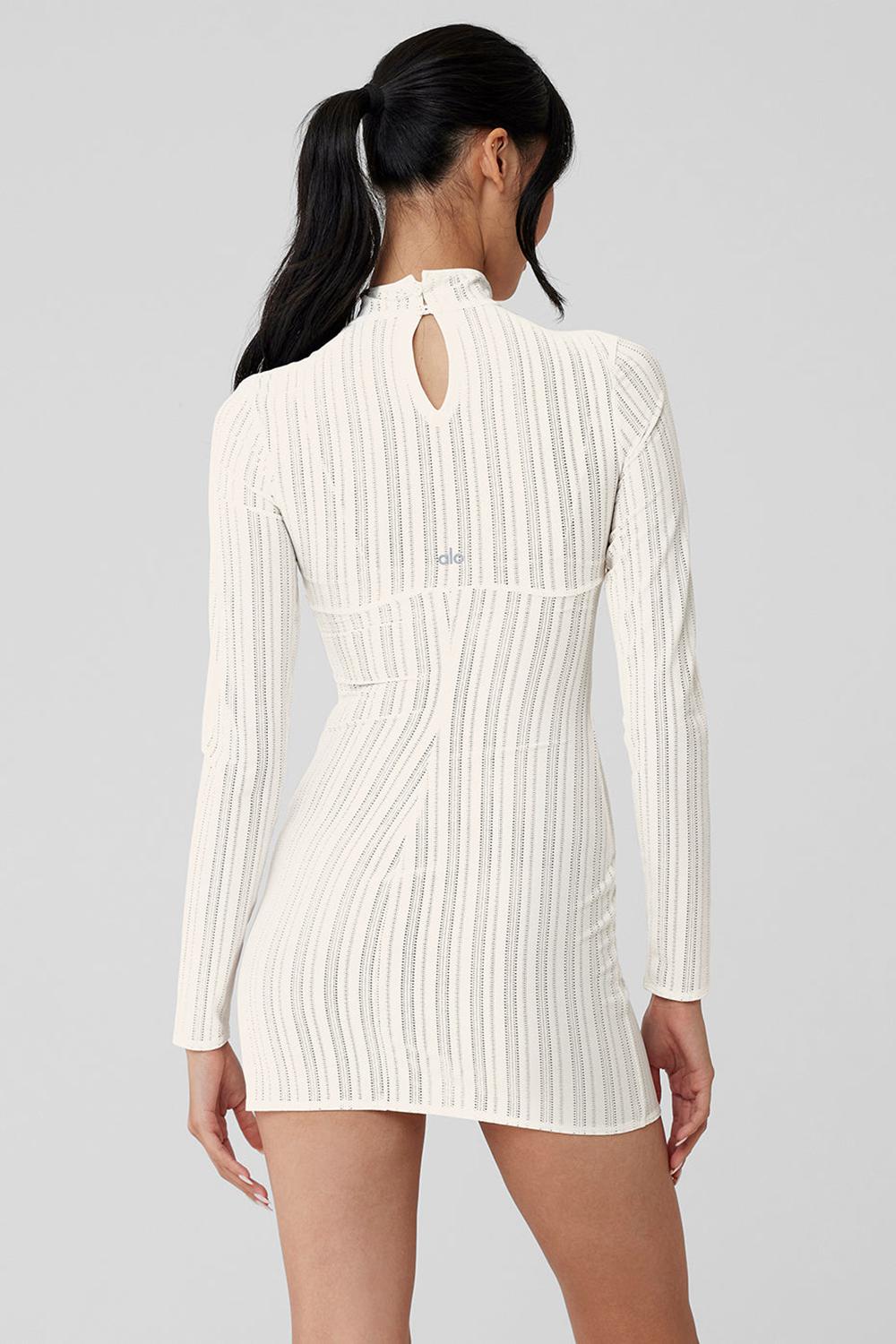 Φορεμα γυναικεια Alo Yoga Euphoria Long Sleeve Ivory | Greece  KNQHO-0716