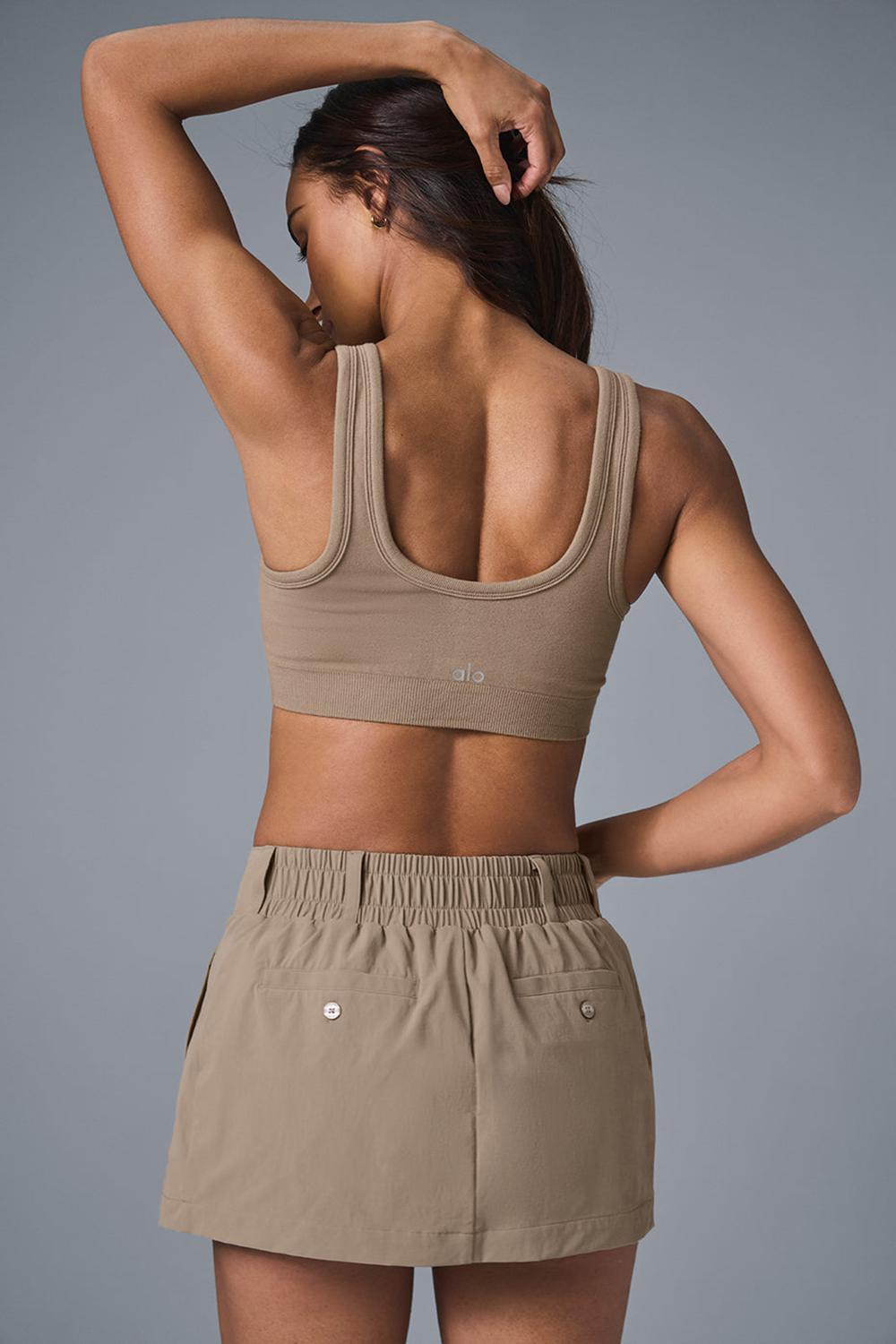 φουστεσ γυναικεια Alo Yoga Fan Club Mini Gravel | Greece  GLOHI-5097