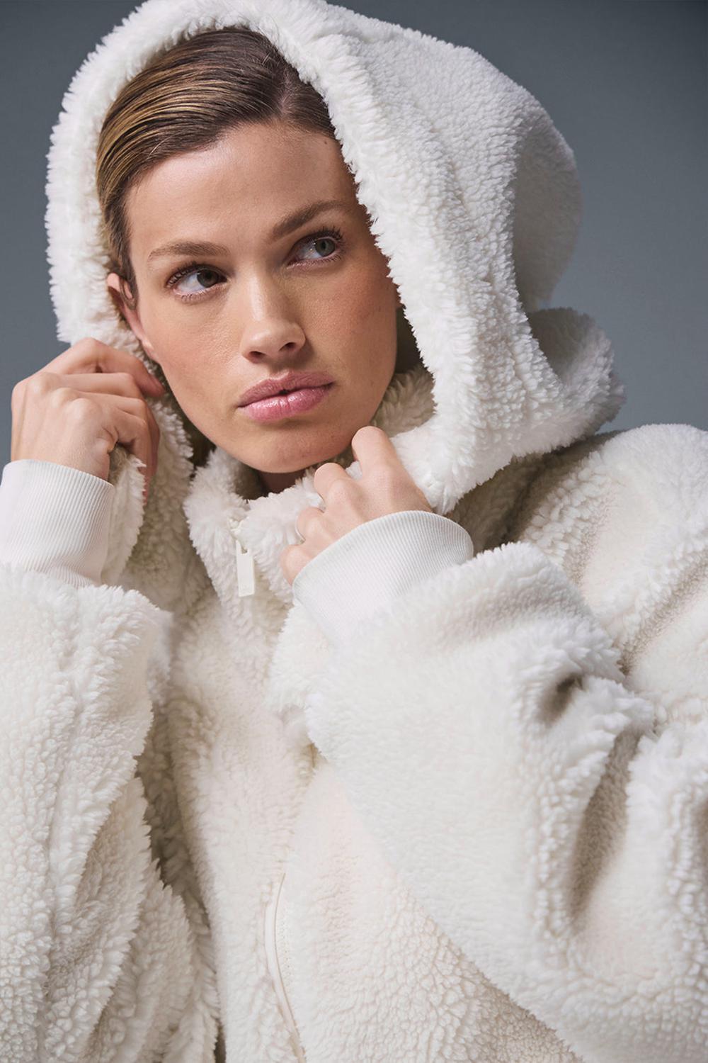 Μπουφαν γυναικεια Alo Yoga Foxy Sherpa Ivory | Greece  XBCAI-0615