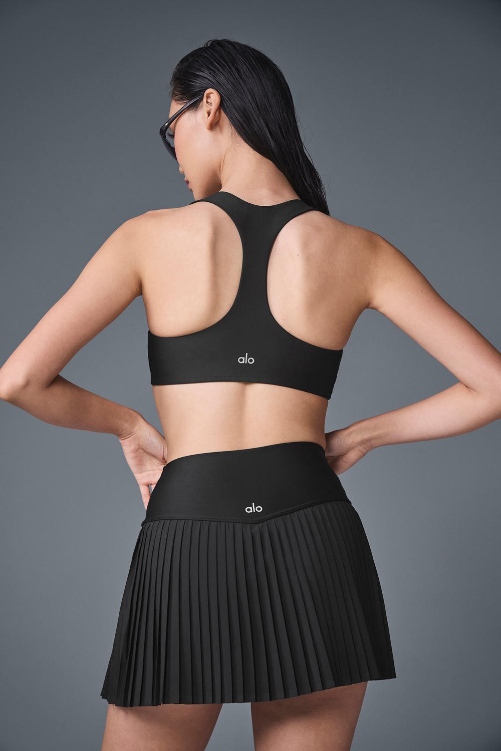 φουστεσ γυναικεια Alo Yoga Grand Slam Tennis μαυρα | Greece  PTIBQ-4857