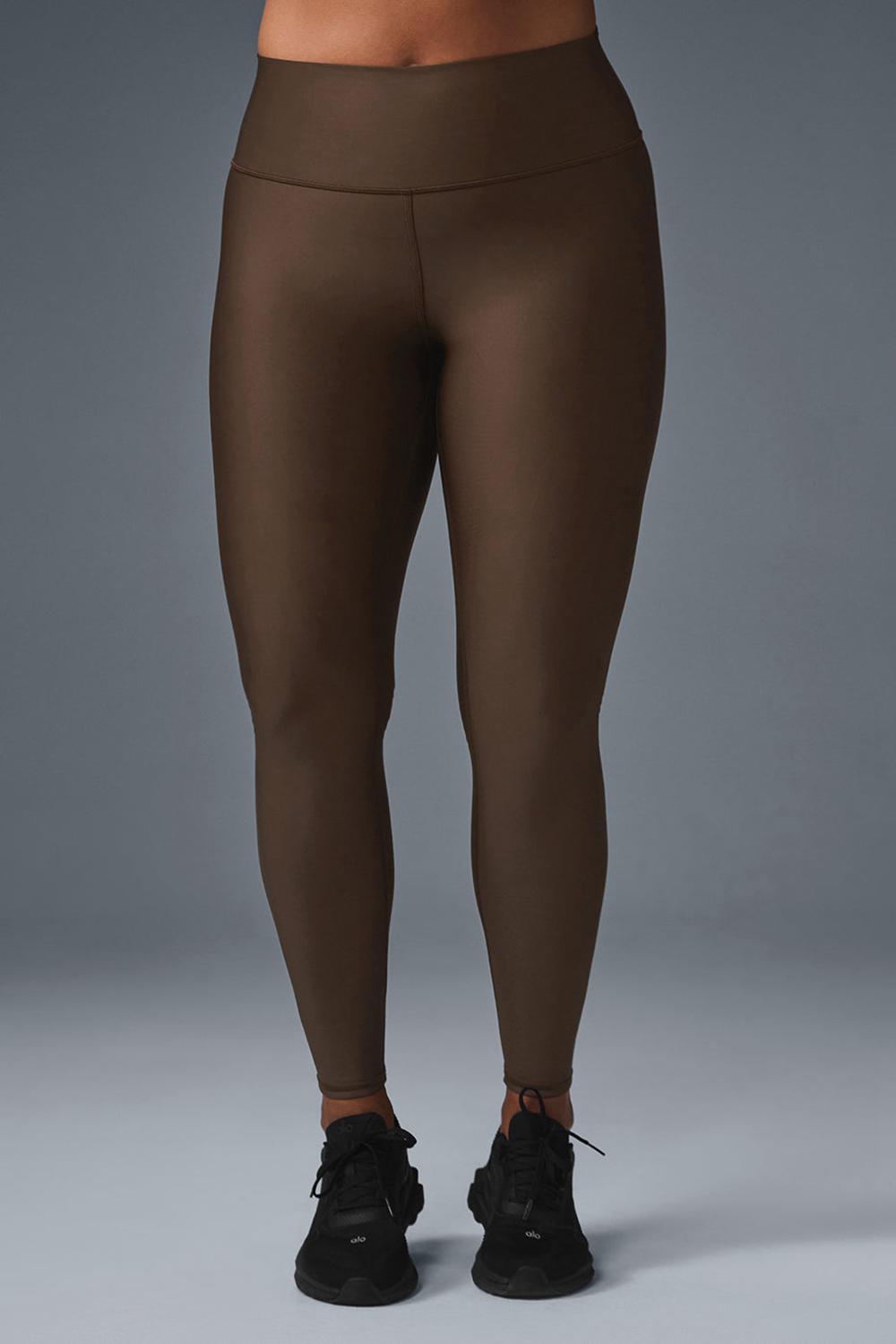 Κολαν γυναικεια Alo Yoga High-Waist Airlift Espresso | Greece  AUMGN-7209