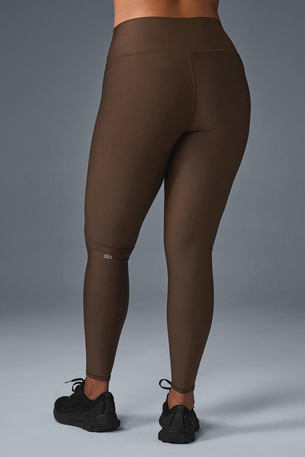 Κολαν γυναικεια Alo Yoga High-Waist Airlift Espresso | Greece  AUMGN-7209