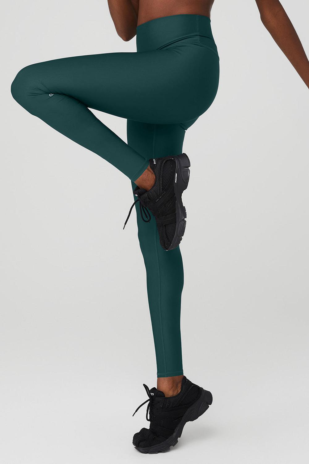 Κολαν γυναικεια Alo Yoga High-Waist Airlift πρασινο | Greece  GXDSO-5160