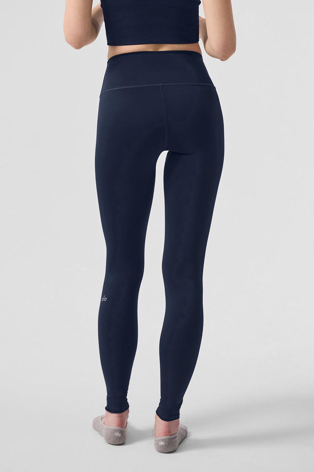 Κολαν γυναικεια Alo Yoga High-Waist Airlift σκουρο μπλε | Greece  RCIMP-0867