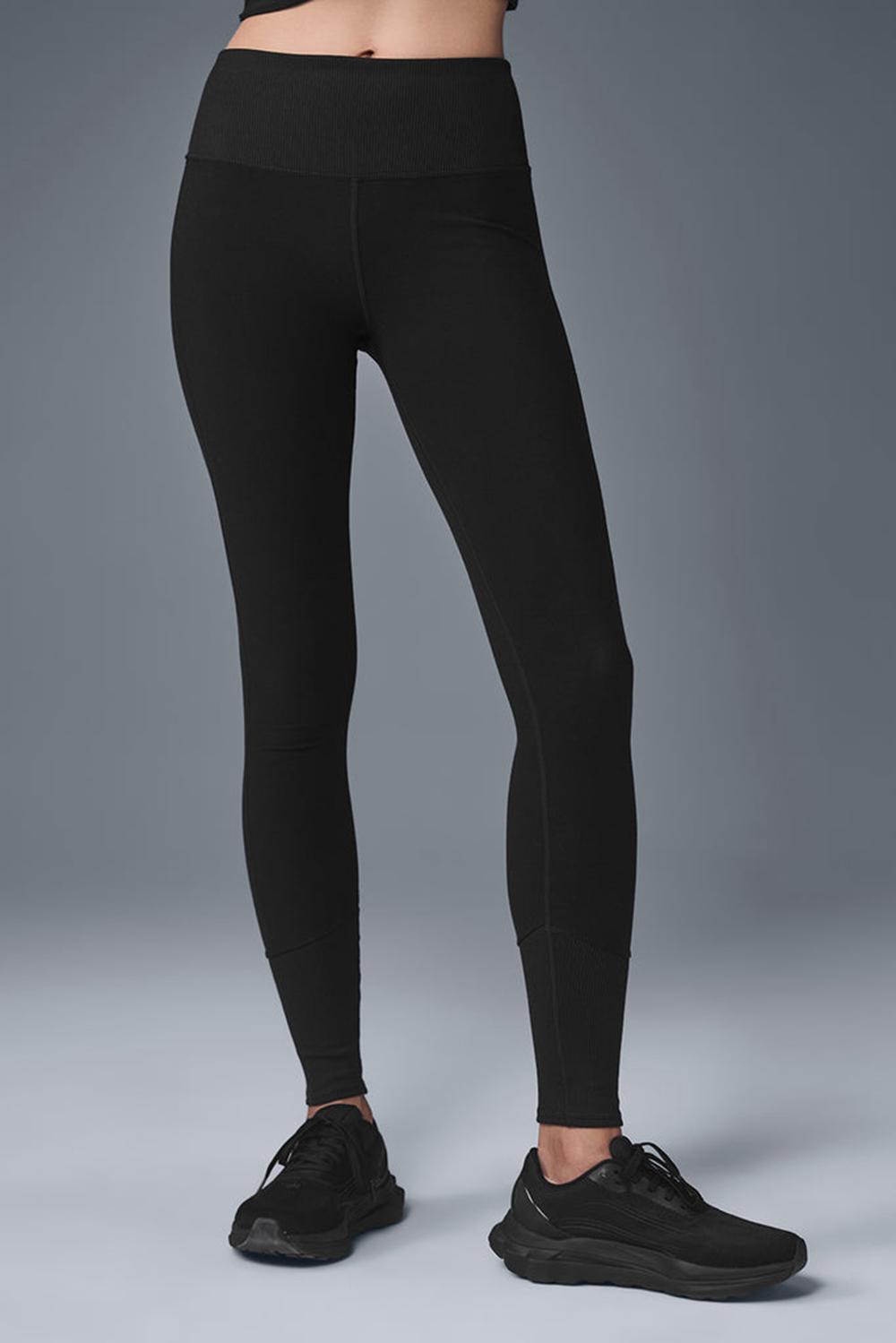Κολαν γυναικεια Alo Yoga High-Waist Alosoft Lounge μαυρα | Greece  ROQGV-8713
