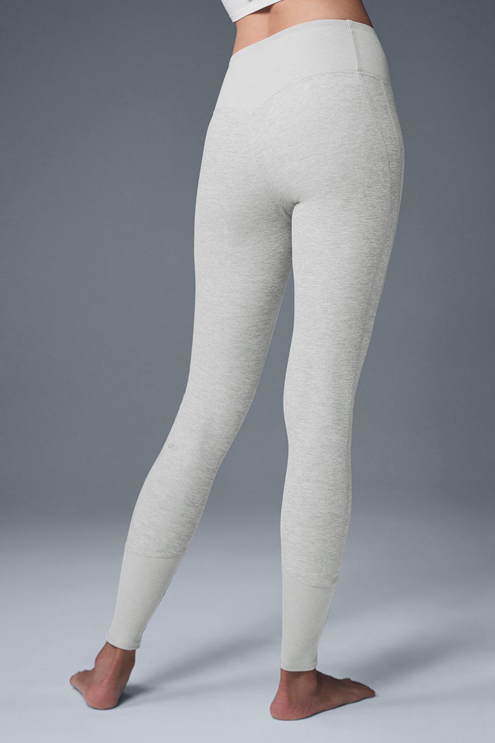Κολαν γυναικεια Alo Yoga High-Waist Alosoft Lounge γκρι | Greece  TFVNO-0463