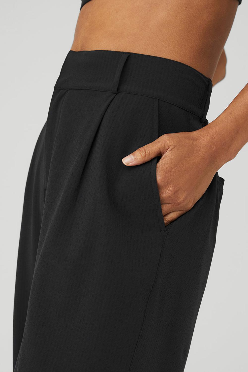 Παντελονι γυναικεια Alo Yoga High-Waist Dreamscape (Long) μαυρα | Greece  PCGHY-0572