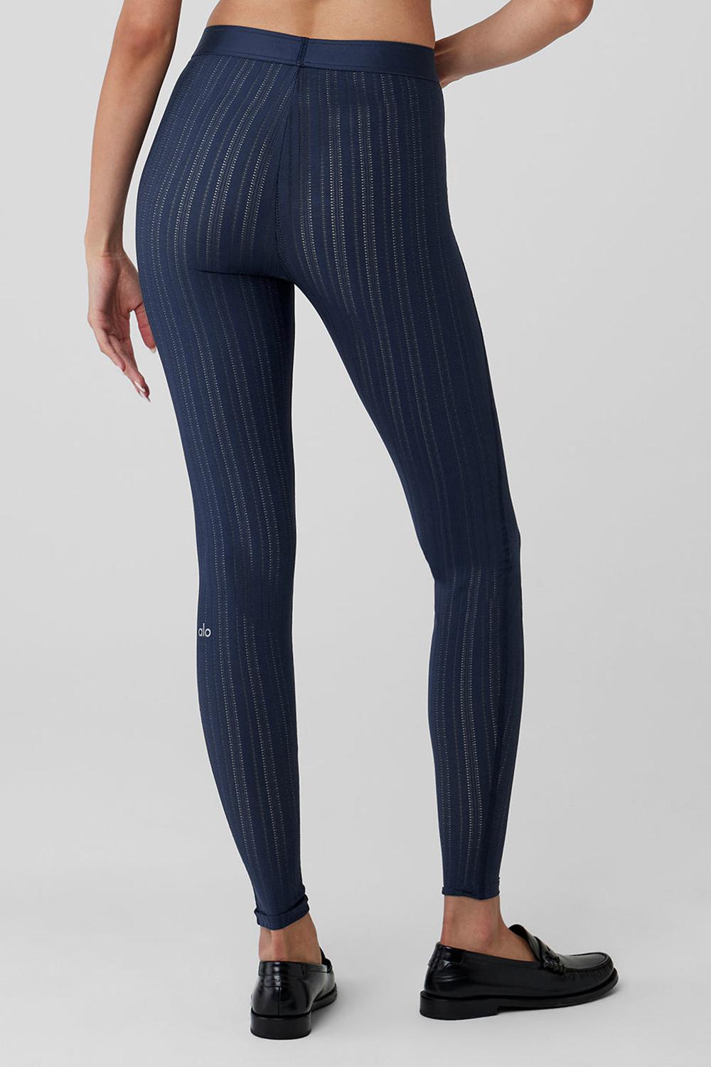 Κολαν γυναικεια Alo Yoga High-Waist Euphoria σκουρο μπλε | Greece  NDBCI-6285