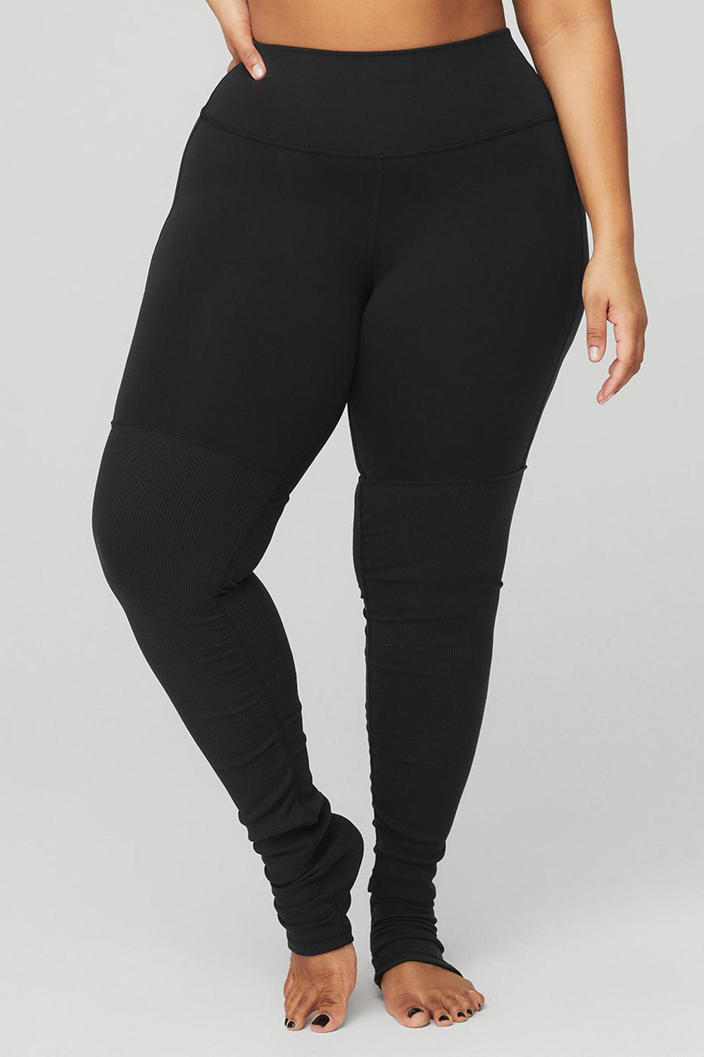 Κολαν γυναικεια Alo Yoga High-Waist Goddesss μαυρα μαυρα | Greece  LEYZH-9423