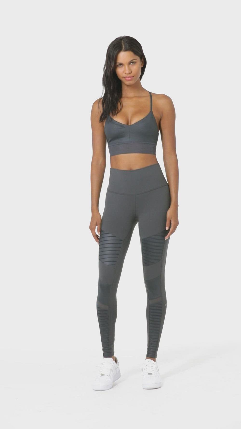 Κολαν γυναικεια Alo Yoga High-Waist Motos μαυρα μαυρα | Greece  BOUJR-7961