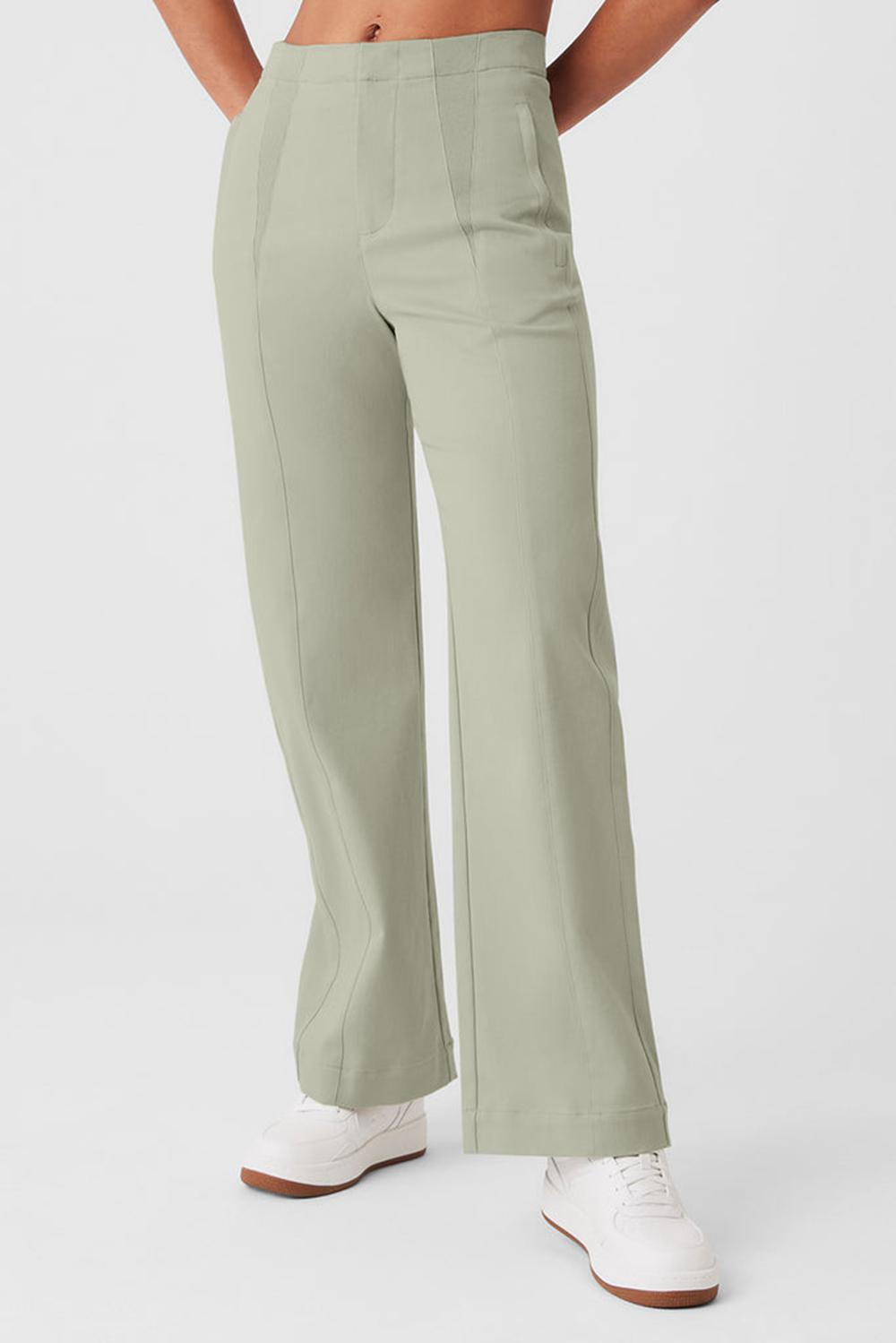Παντελονι γυναικεια Alo Yoga High-Waist On Point Moto Limestone | Greece  FTHOQ-6021