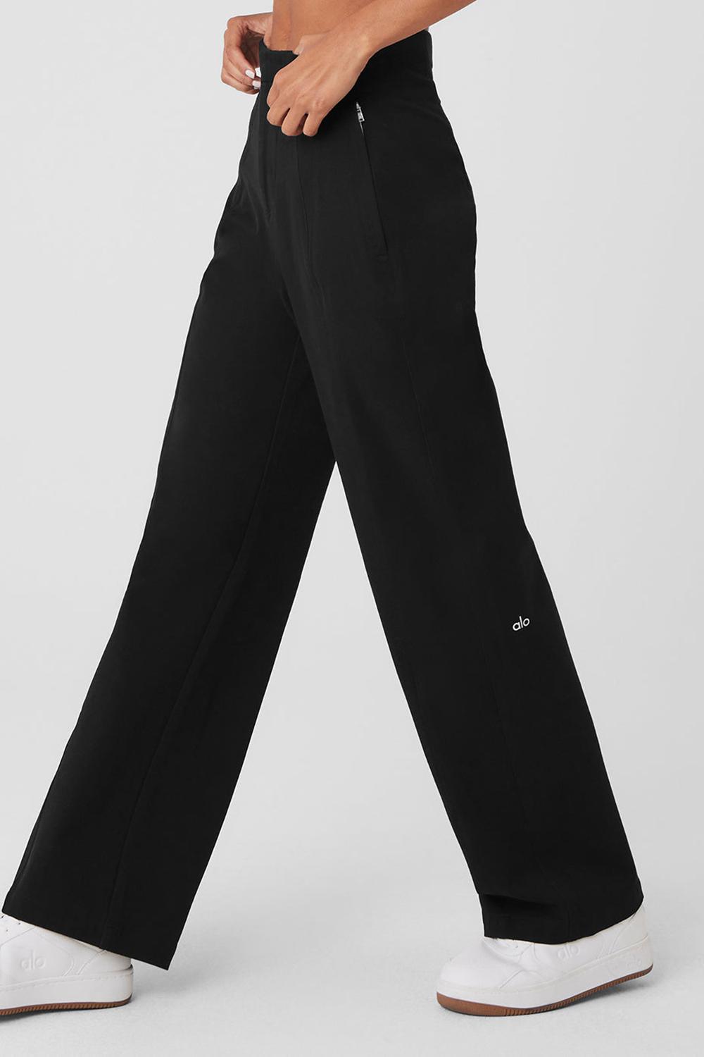 Παντελονι γυναικεια Alo Yoga High-Waist On Point Moto μαυρα | Greece  JFICU-8305