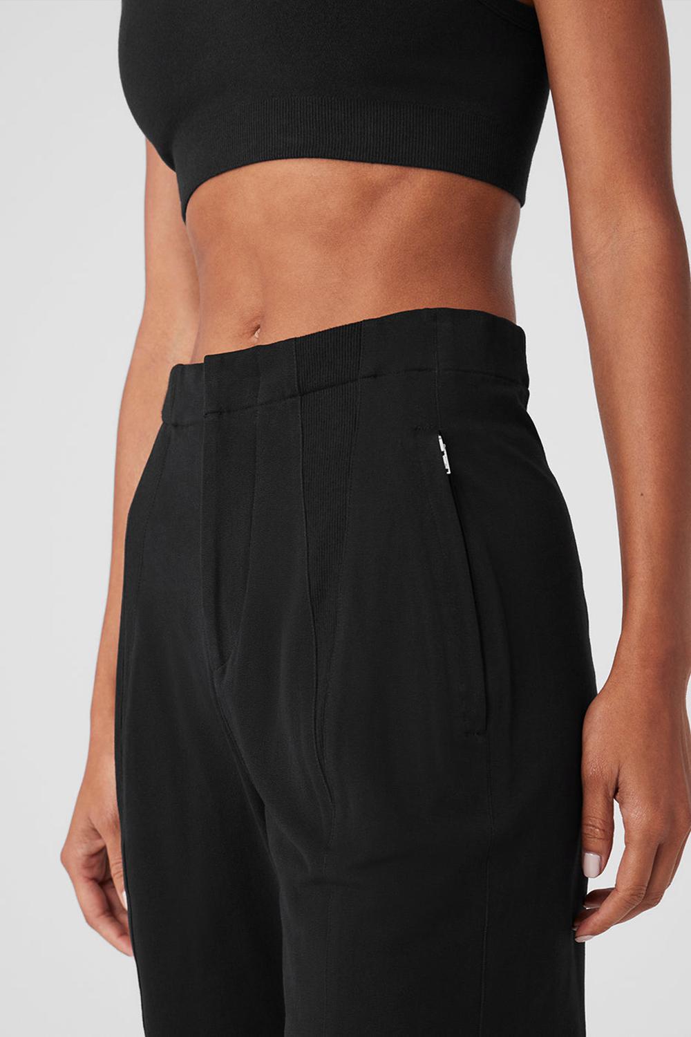 Παντελονι γυναικεια Alo Yoga High-Waist On Point Moto μαυρα | Greece  JFICU-8305