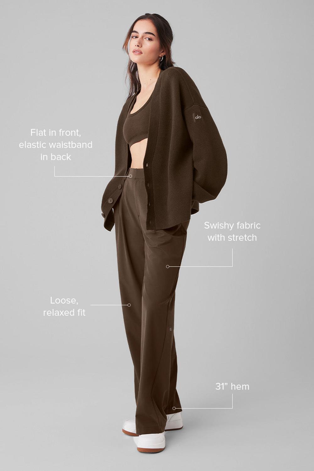 Παντελονι γυναικεια Alo Yoga High-Waist Pursuit Espresso | Greece  PRQXY-5237