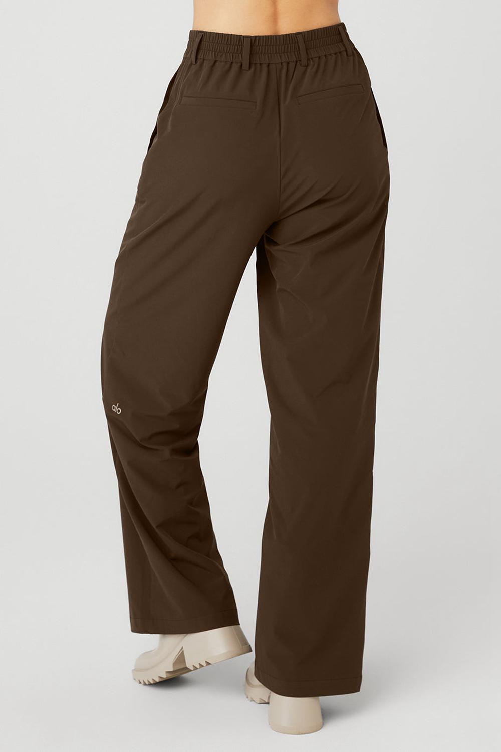 Παντελονι γυναικεια Alo Yoga High-Waist Pursuit Espresso | Greece  PRQXY-5237