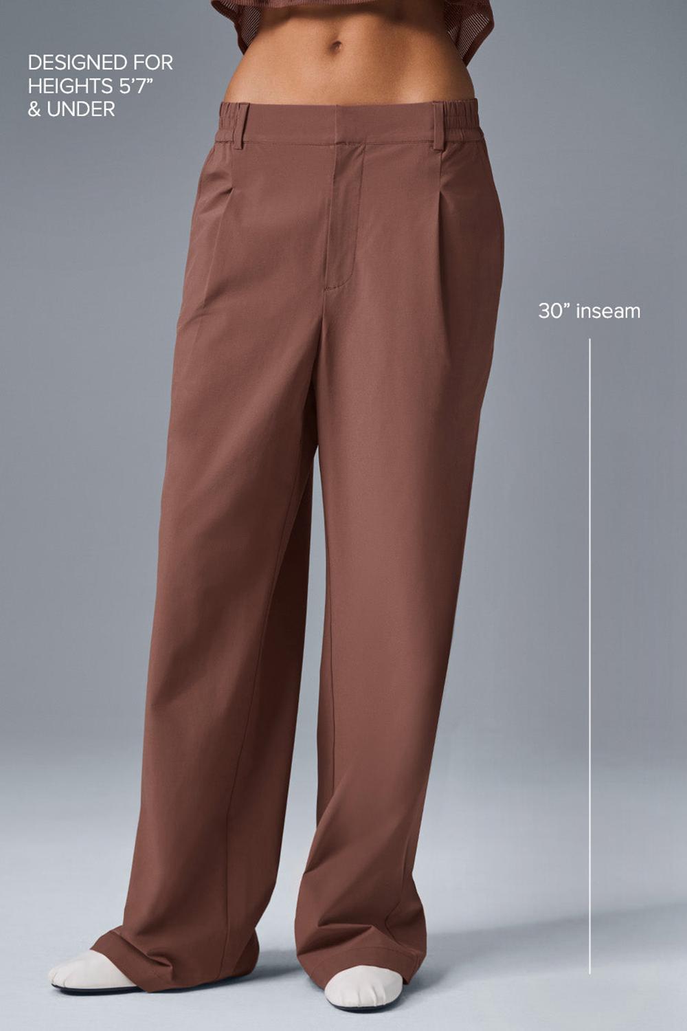 Παντελονι γυναικεια Alo Yoga High-Waist Pursuit (Regular) Chestnut | Greece  WHKOA-6503