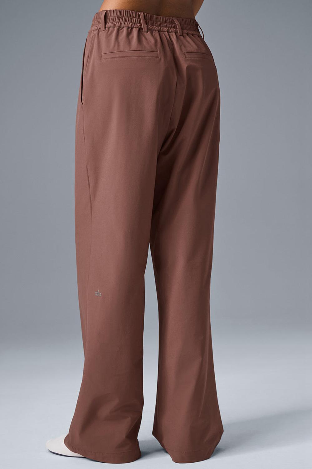 Παντελονι γυναικεια Alo Yoga High-Waist Pursuit (Regular) Chestnut | Greece  WHKOA-6503
