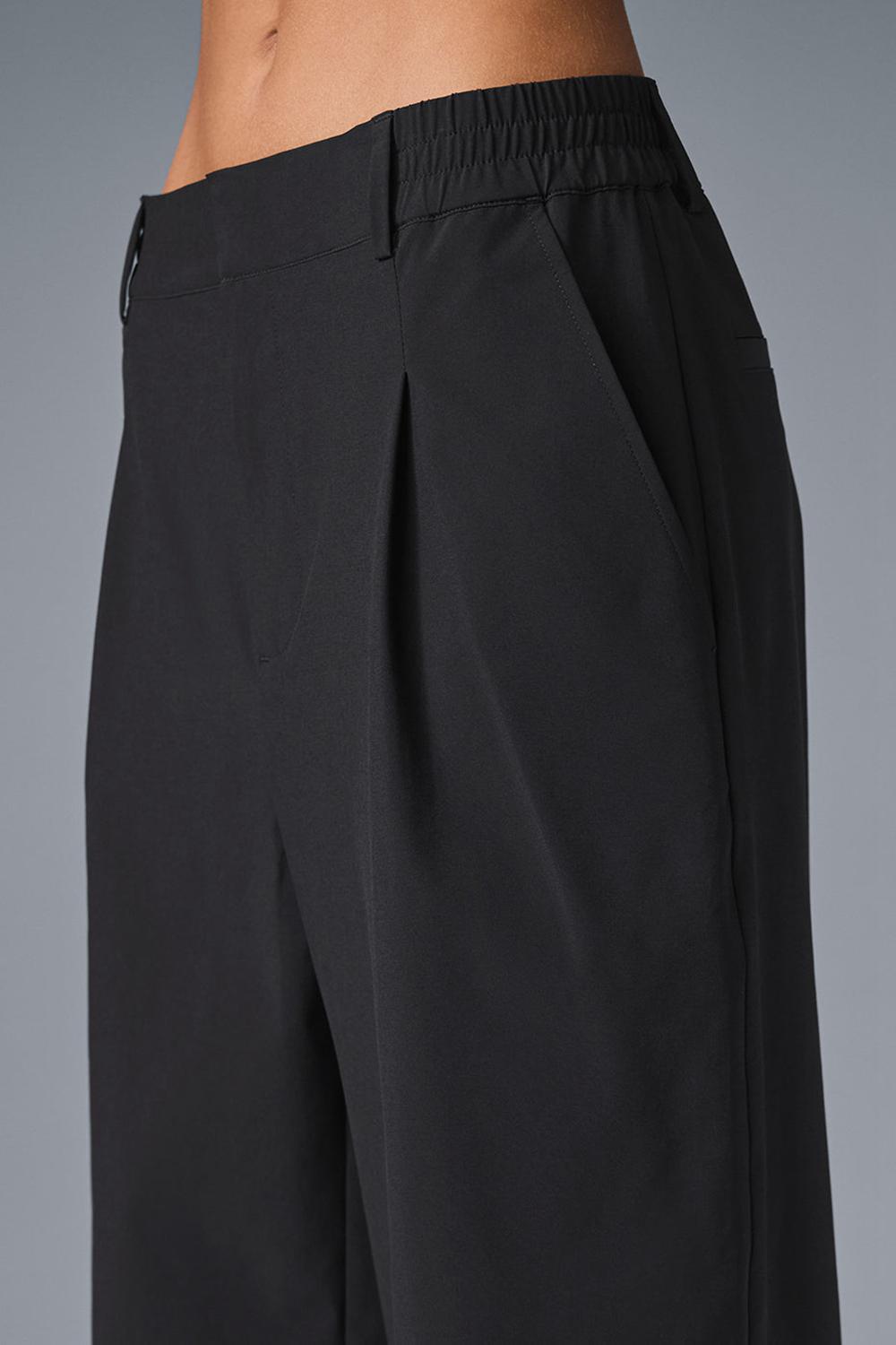 Παντελονι γυναικεια Alo Yoga High-Waist Pursuit (Regular) μαυρα | Greece  UTNJM-9426