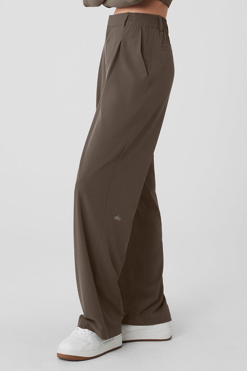 Παντελονι γυναικεια Alo Yoga High-Waist Pursuit Ελιά | Greece  PDISU-6520
