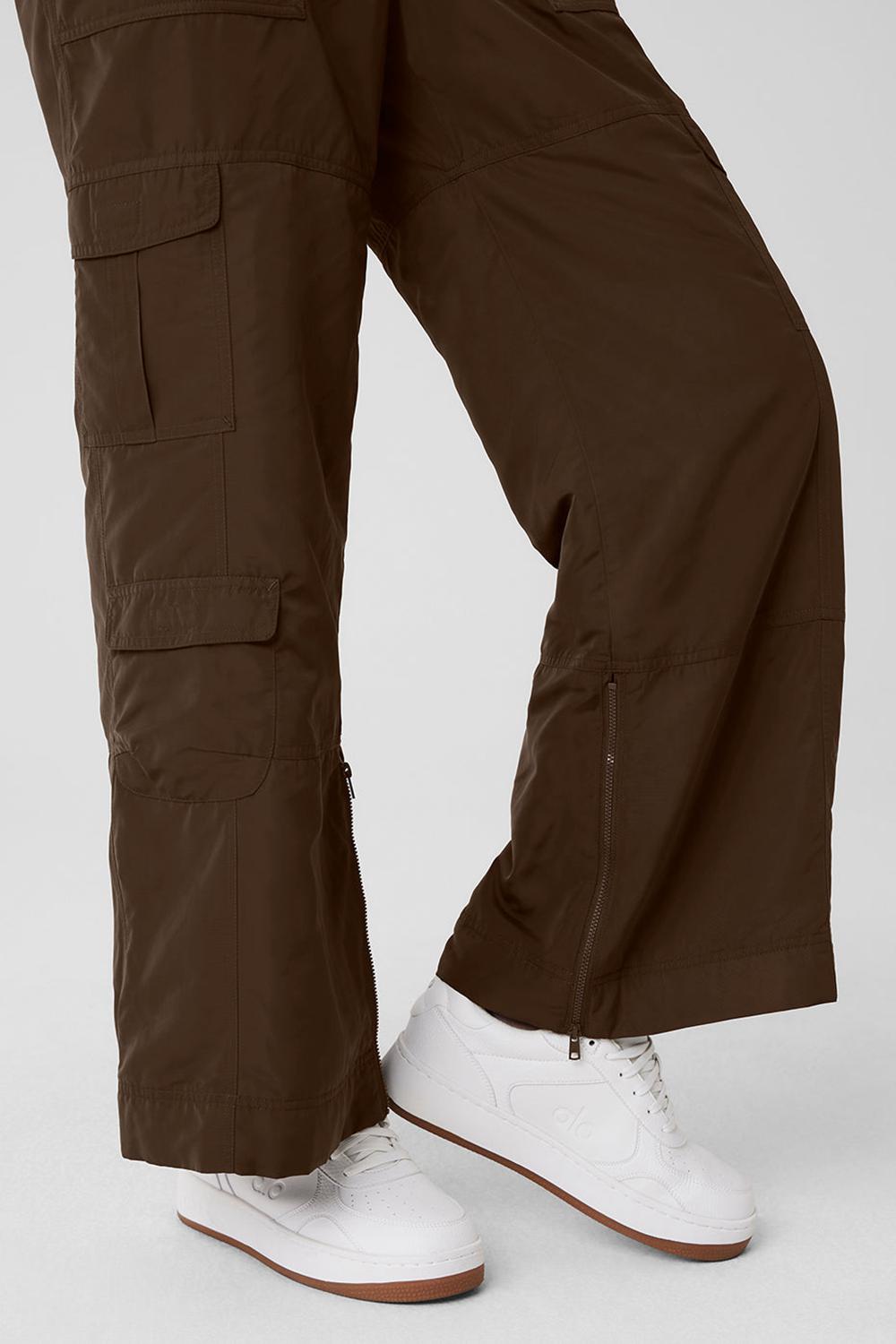 Παντελονι γυναικεια Alo Yoga High-Waist Ski-Moto Espresso | Greece  SIECF-8759